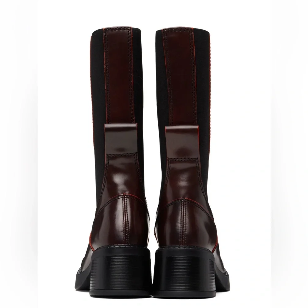 SOLD 💯 MIISTA Burgundy Flabia Boots - Handcrafted Calfskin - Size 36 (US 5.5) - Picture 2 of 8